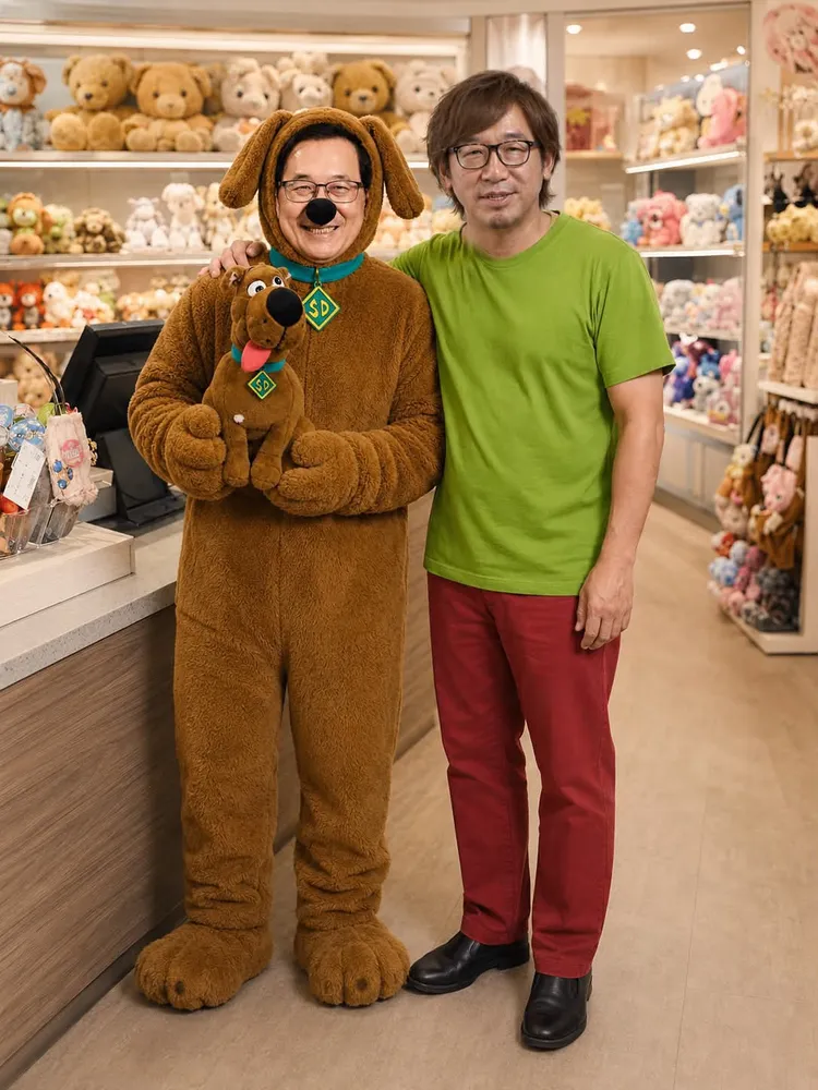陳水扁不甘示弱，再次製圖回應陳致中，不過這次生成的角色似乎又錯了。陳水扁Threads