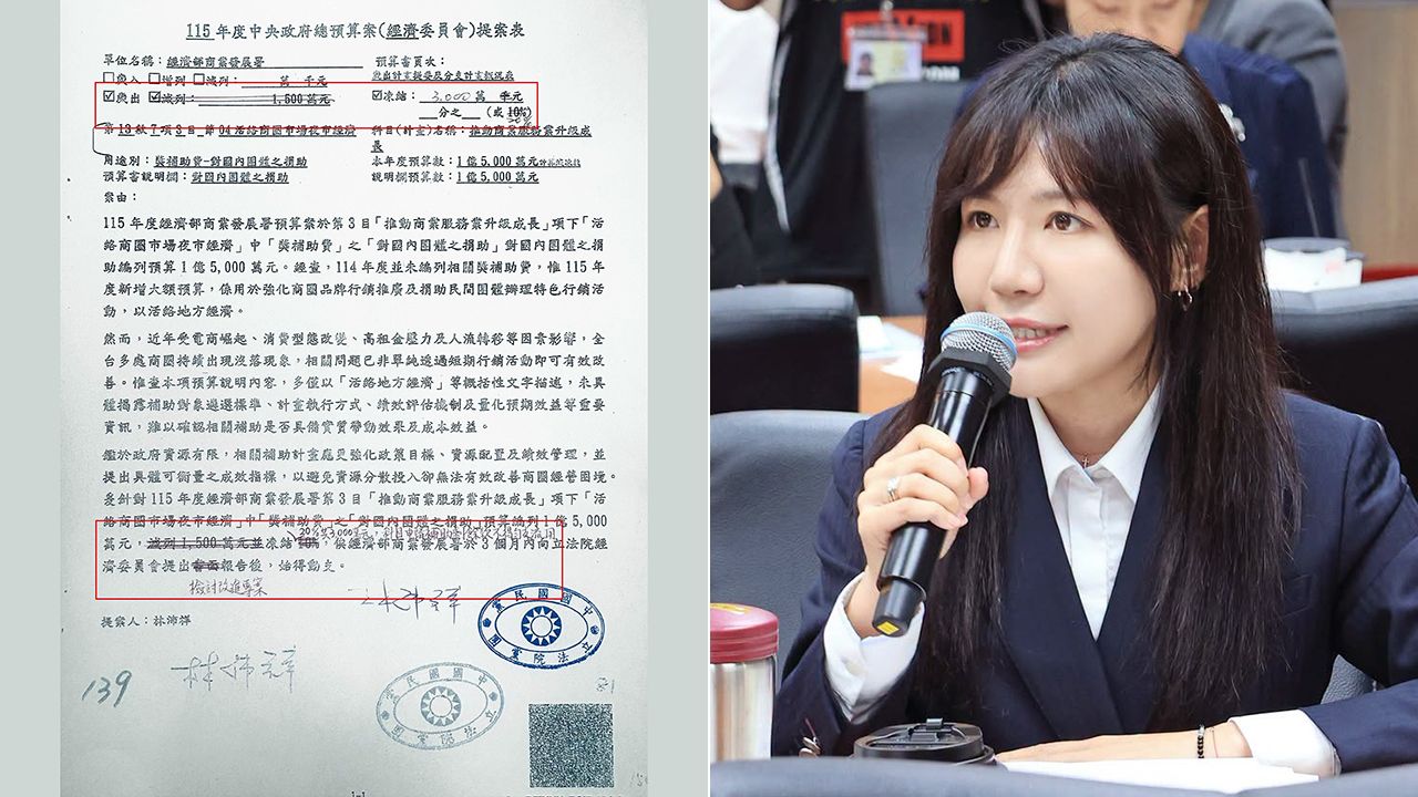 國民黨駁斥砍商圈補助 吳沛憶揭「提案表」批藍委還說商圈空殼