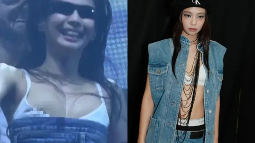 Jennie穿火辣內衣戰袍日本開唱　上下嗨跳胸前現黑影疑走光