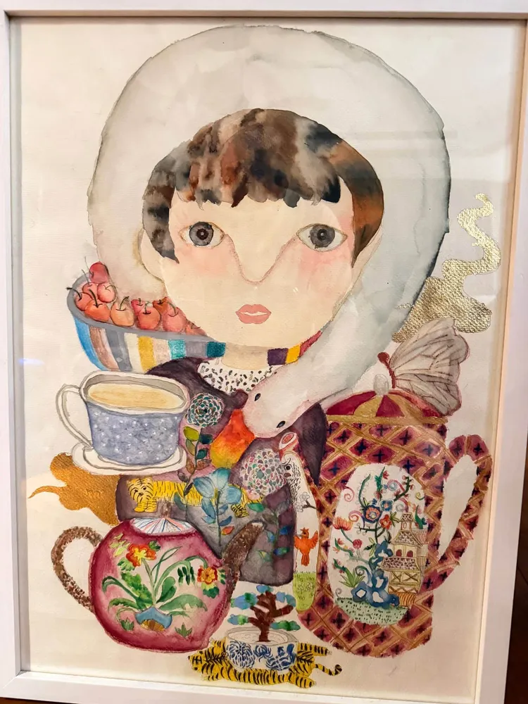 郁方女兒很有藝術天分。翻攝郁方臉書