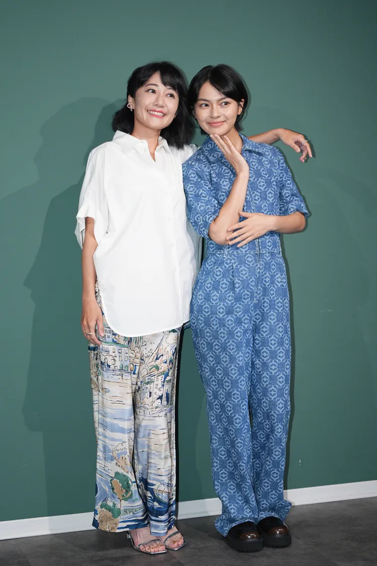 陳婉婷（左）和柏妍樺演母女。彭欣偉攝