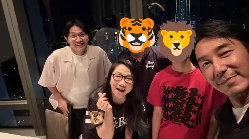 來加入這家庭嗎？陶晶瑩、李李仁父親節聚餐驚現第5人是「大尾油土伯」