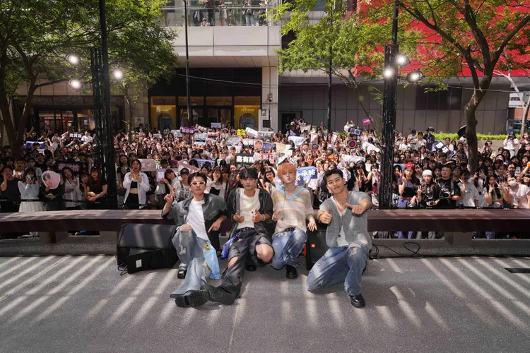 男團「U:NUS」今與粉絲近距離互動。滾石唱片提供
