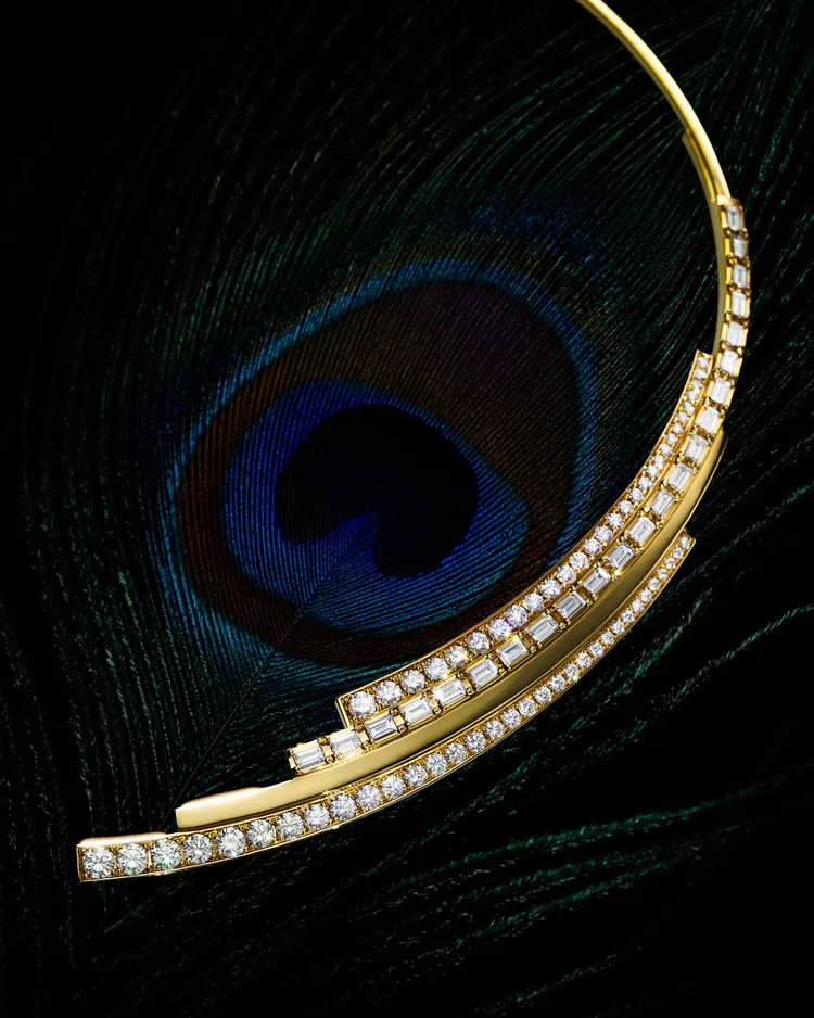 AHKAH chandelier layered flare頸鍊，118萬1000元。
品牌提供
