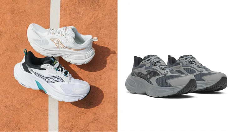 SAUCONY「穩定保護家族」PROCYLON MAX跑鞋，各3690元。品牌提供