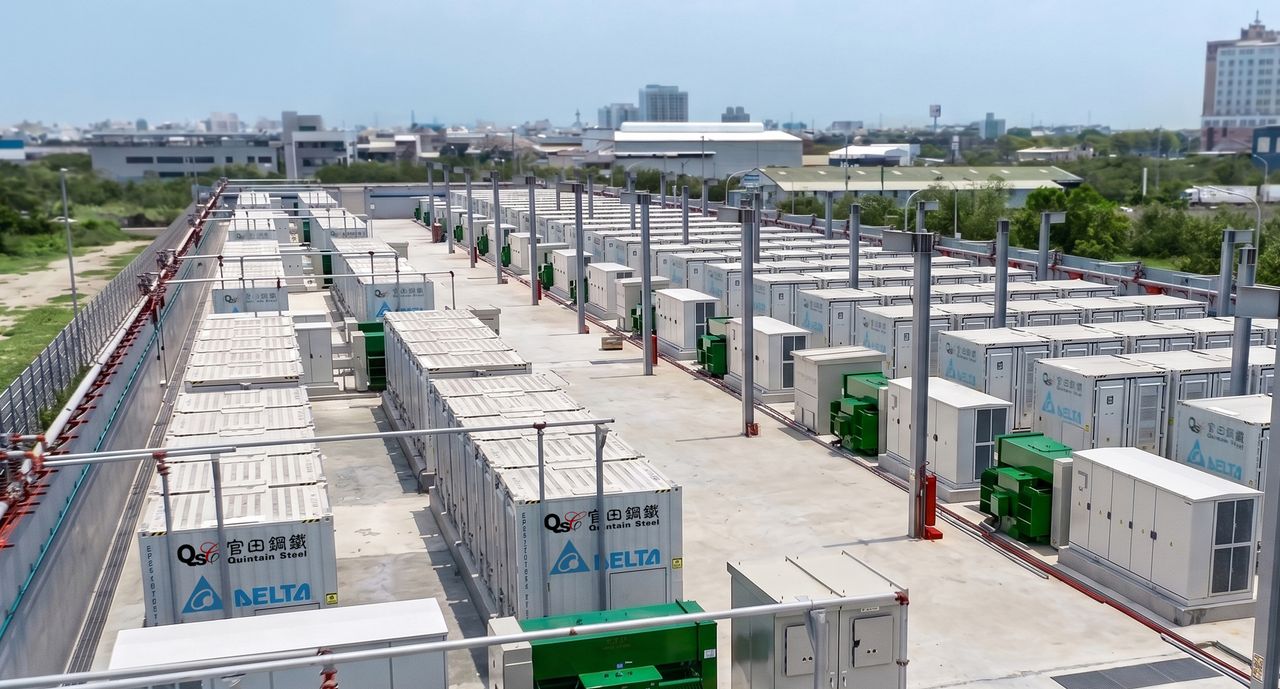 台達電攜官田鋼鐵80MW儲能案場併網!30.5萬度電可供3萬戶一天