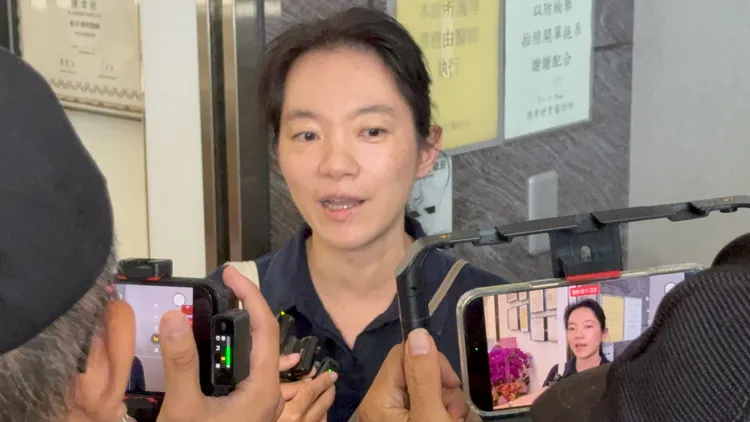 陳幸妤諮詢律師後，決定不再多說，表示「可以去問趙建銘」。資料照、莊曜聰攝