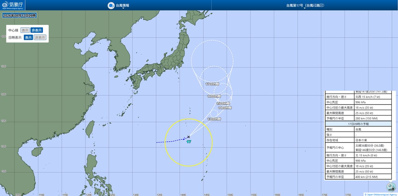 「南卡」颱風生成了!最新路徑曝光