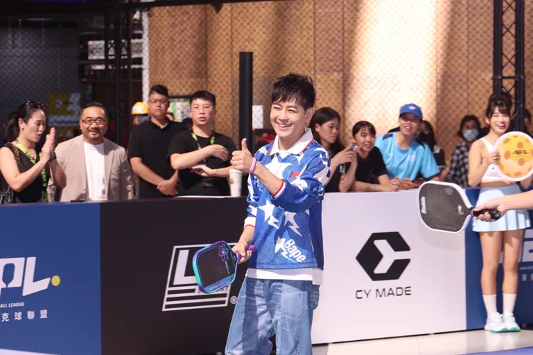 林志穎本周五將首登台北大巨蛋演出，近期靠匹克球鍛鍊體能。莊宗達攝
