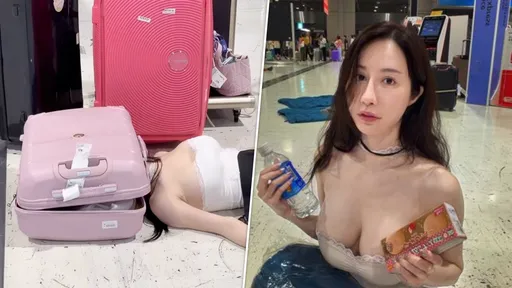 日本豪雨成災機場受困　台女豪乳生波呼之欲出