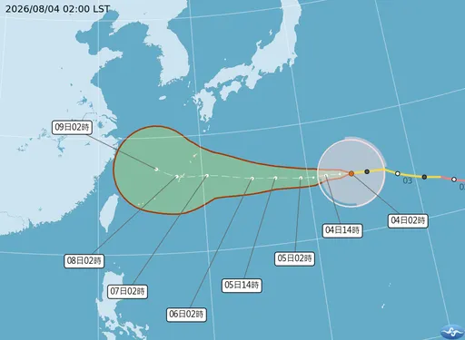 白海豚持續往西游　這2天全台有雨！不排除發海警