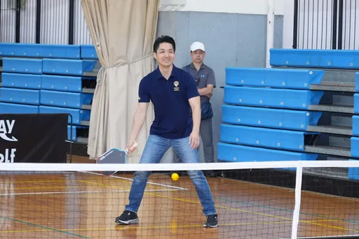 500人齊聚台大體育館！第二屆心元盃匹克球公開賽　蔣萬安、賈永婕到場力挺