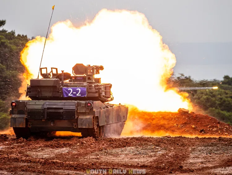 M1A2T戰車今年首度納入漢光防衛作戰計畫。青年日報提供