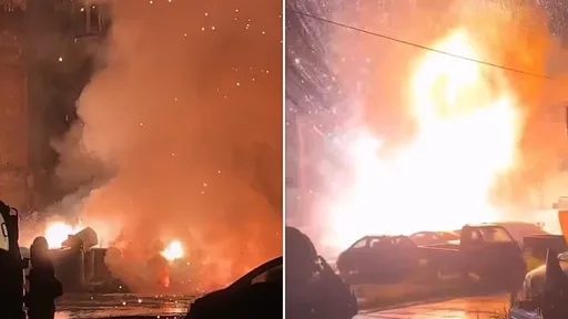 台南廢料空地大爆炸！13人受傷送醫　17車、8民宅遭波及延燒