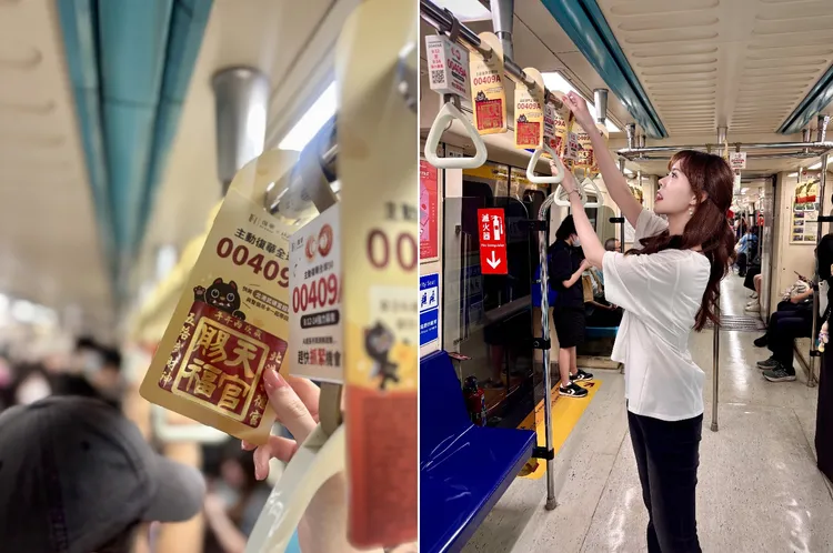 周恬吏今早曝光自己搭到錢母車廂。翻攝自周恬吏tianli_0725 Threads