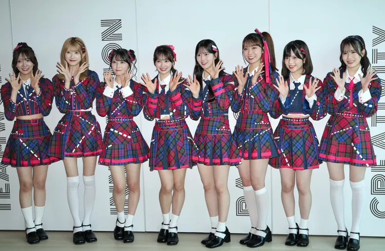 AKB48期待與樂天女孩合作，希望樂天桃猿球迷也會喜歡她們的表演。莊宗達攝
