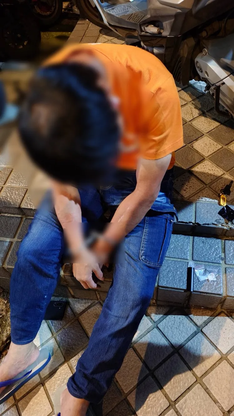 陳男落網後被起獲毒品。翻攝畫面