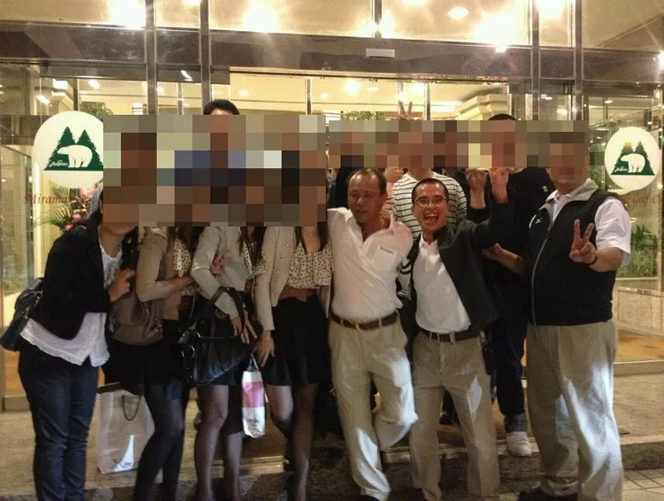 吳旻鴻(左)和郭昭志(右)一度情同兄弟。翻攝畫面