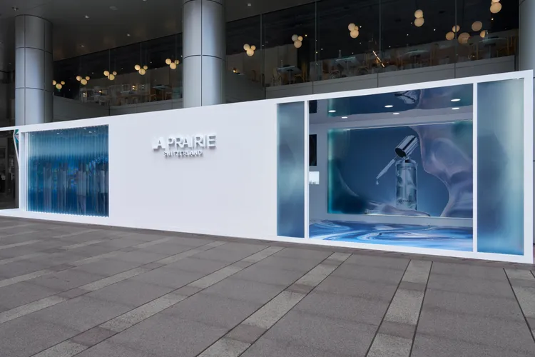 LA PRAIRIE冰晶水光沉浸體驗館。品牌提供