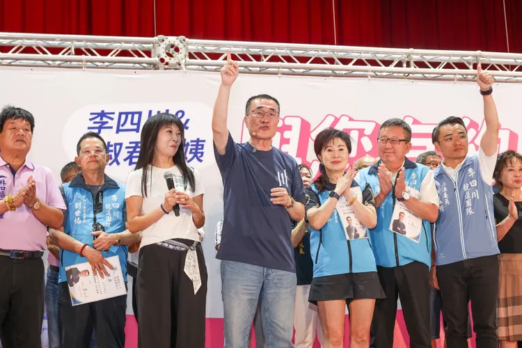 林口湧千人相挺！李四川宣示打造AI科技廊帶，交通建設帶動產業升級。競辦提供