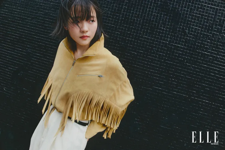 林廷憶拍攝《ELLE》封面。《ELLE》國際中文版提供