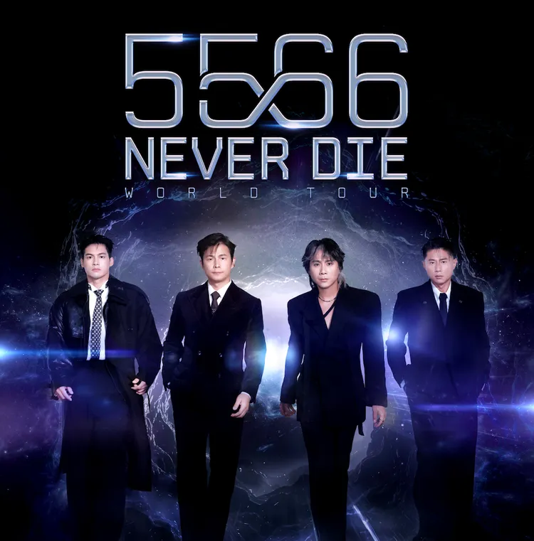 5566全新造型曝光，展現熟男魅力。通達量能文體提供