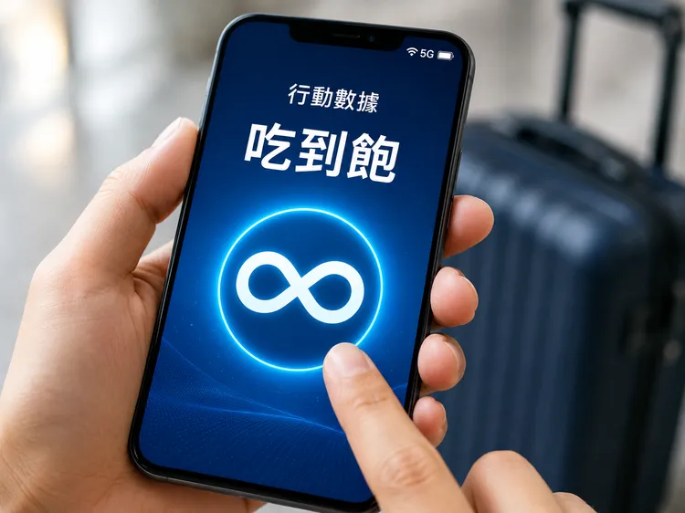 使用eSIM別只看低價，小心省小錢被偷走個資。示意圖