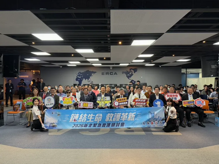 新北救護年逾24萬件居全國之冠，OHCA康復出院率翻3倍有成。消防局提供