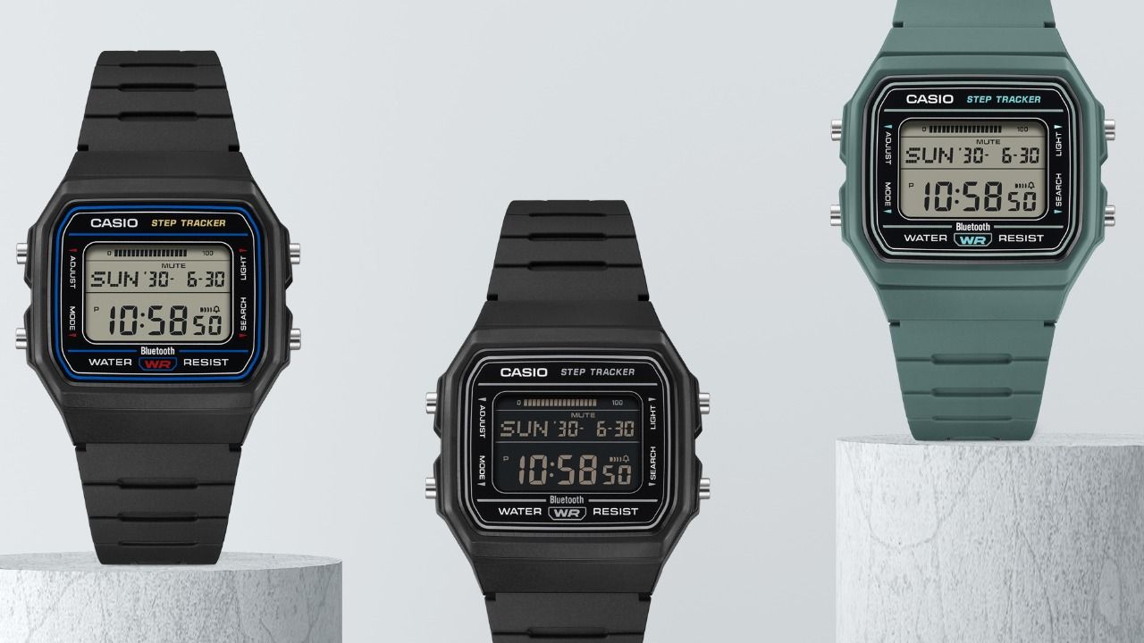 本周新錶|CASIO復古電子錶升級回歸 藍芽、計步功能更便利