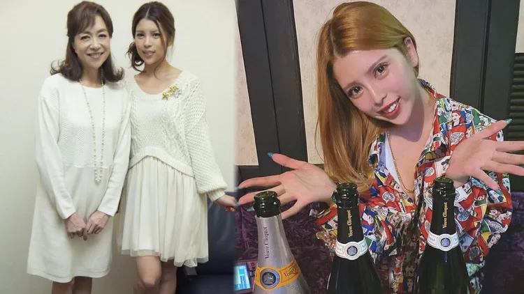 坂口杏里在媽媽坂口良子在世時模樣清純，媽媽過世後，她當過AV女優、酒店公關。翻攝坂口杏里Instagram