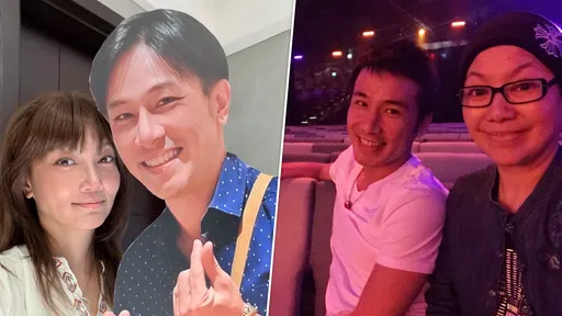 傅子純遺孀帶人形立牌環島惹鼻酸！「媽媽」不捨哽咽發聲