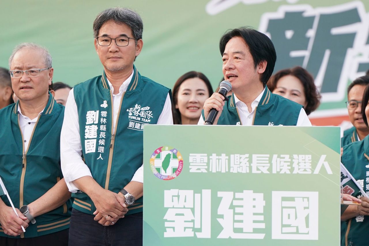 支持劉建國翻轉雲林!賴清德:絕不接受成為張家世襲私產