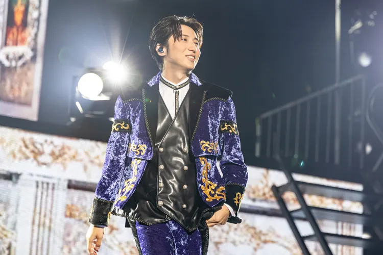 千葉涼平遇突發狀況輕鬆化解，帥跳大風車。G-MUSIC提供