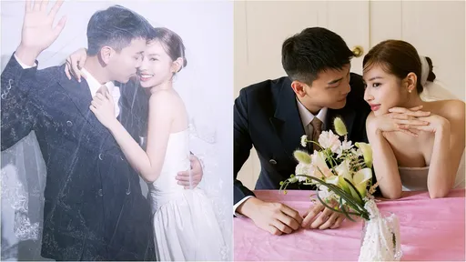 女團成員嫁「最帥廟公」　婚紗照甜蜜曝光
