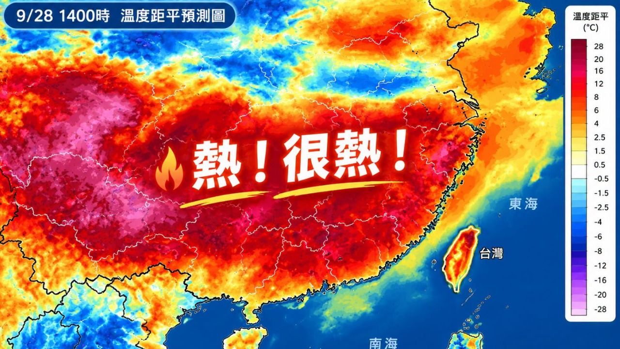舒力基颱風最新動態!秋老虎更兇 熱飆36℃「曬到會痛」