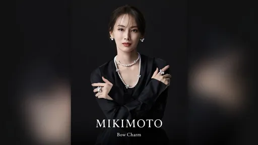 北川景子這樣太仙太美　MIKIMOTO全新Bow Charm珠寶藏雙面心機