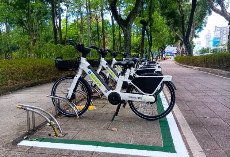 共享電動單車。台北市交通局提供