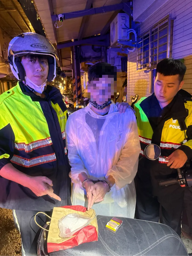 警方起獲毒品。翻攝畫面