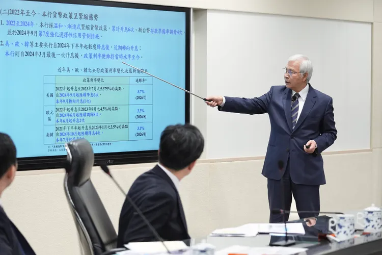 央行總裁楊金龍。彭欣偉攝