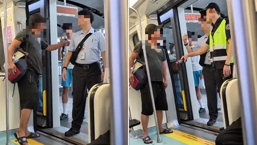 北捷文湖線男咆哮5字經　與保全對峙！乘客驚嚇：我怕被捅死