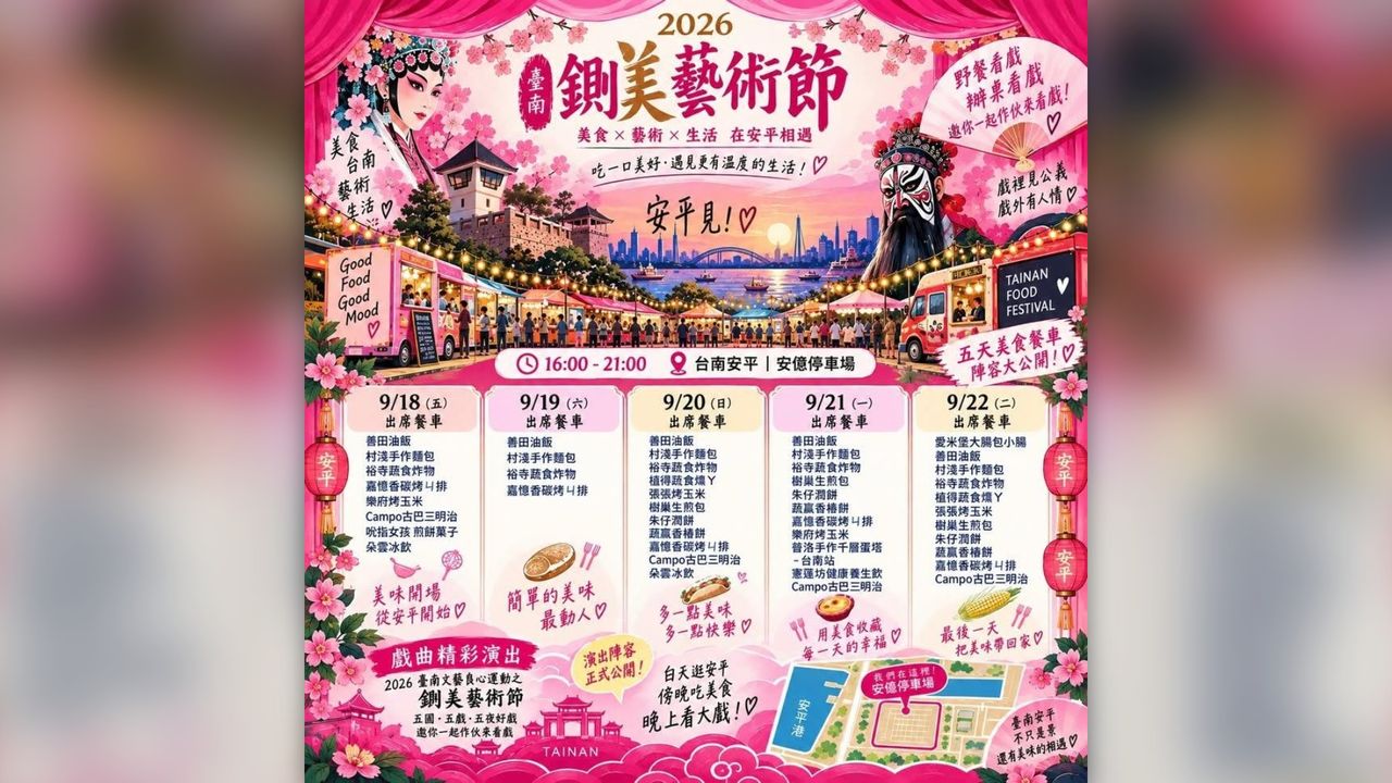 黃偉哲請託成真! 鍘美藝術節21組公益、青農攤曝光網友讚爆