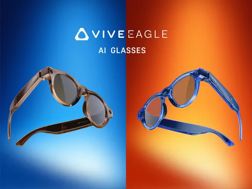 VIVE Eagle圓框款開賣　錄影升級3K　點頭就能接電話