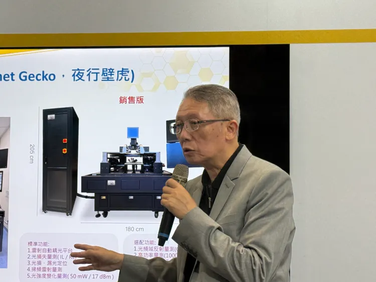 汎銓科技（6830）董事長柳紀綸。呂承哲攝