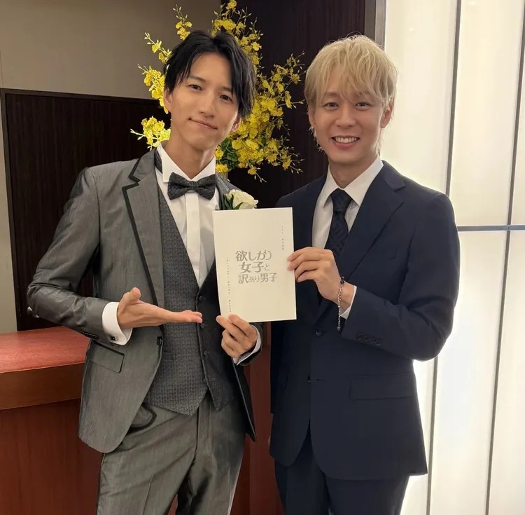 田口淳之介（左）去年睽違11年演日劇，跟朴有天合作。翻攝日本雅虎