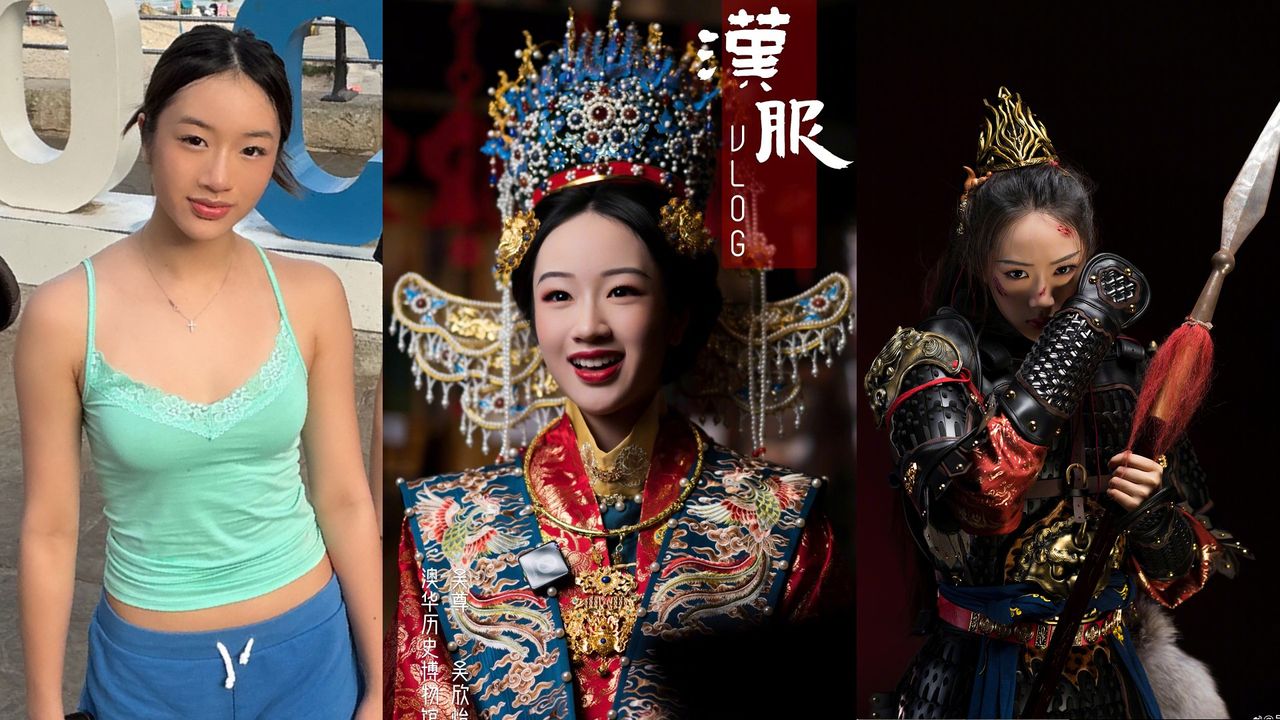 吳尊曬15歲愛女穿婚服 「我不擔心啦」