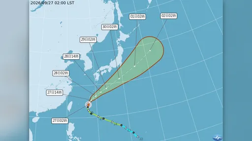 舒力基變中颱！今沿海低窪防淹水　周四迎東北季風