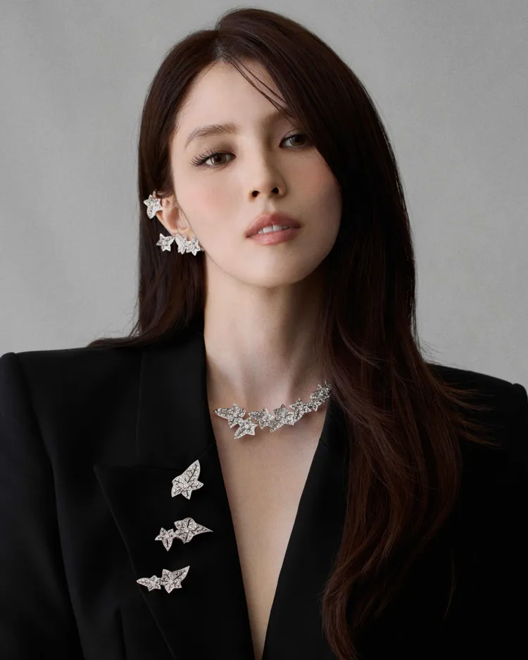 韓韶禧演繹BOUCHERON 2026 Lierre de Paris常春藤系列作品。品牌提供

