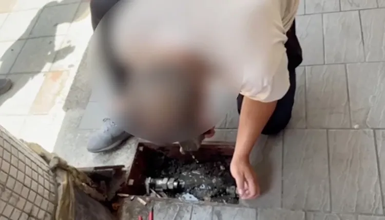相關單位執行斷水斷電。翻攝畫面