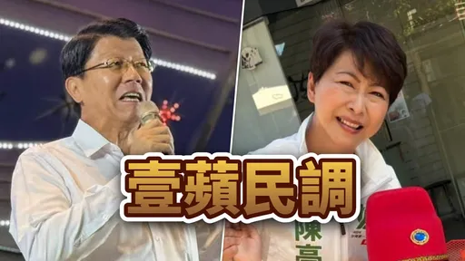 壹蘋六都週週民調｜倒數8週，你支持誰當台南市長？