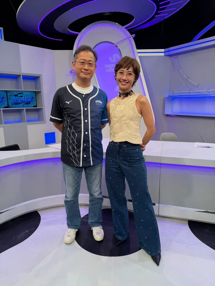 （左起）「巨蛋先生」李柏熹、Lulu。三立提供